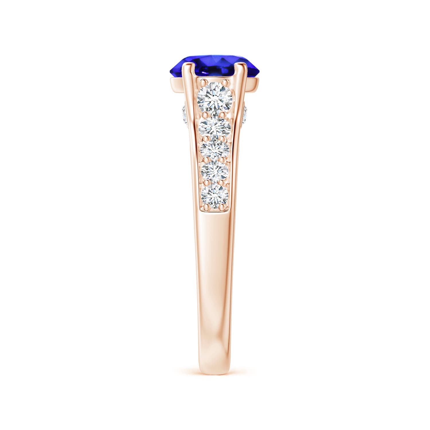 AAA - Tanzanite / 1.99 CT / 14 KT Rose Gold