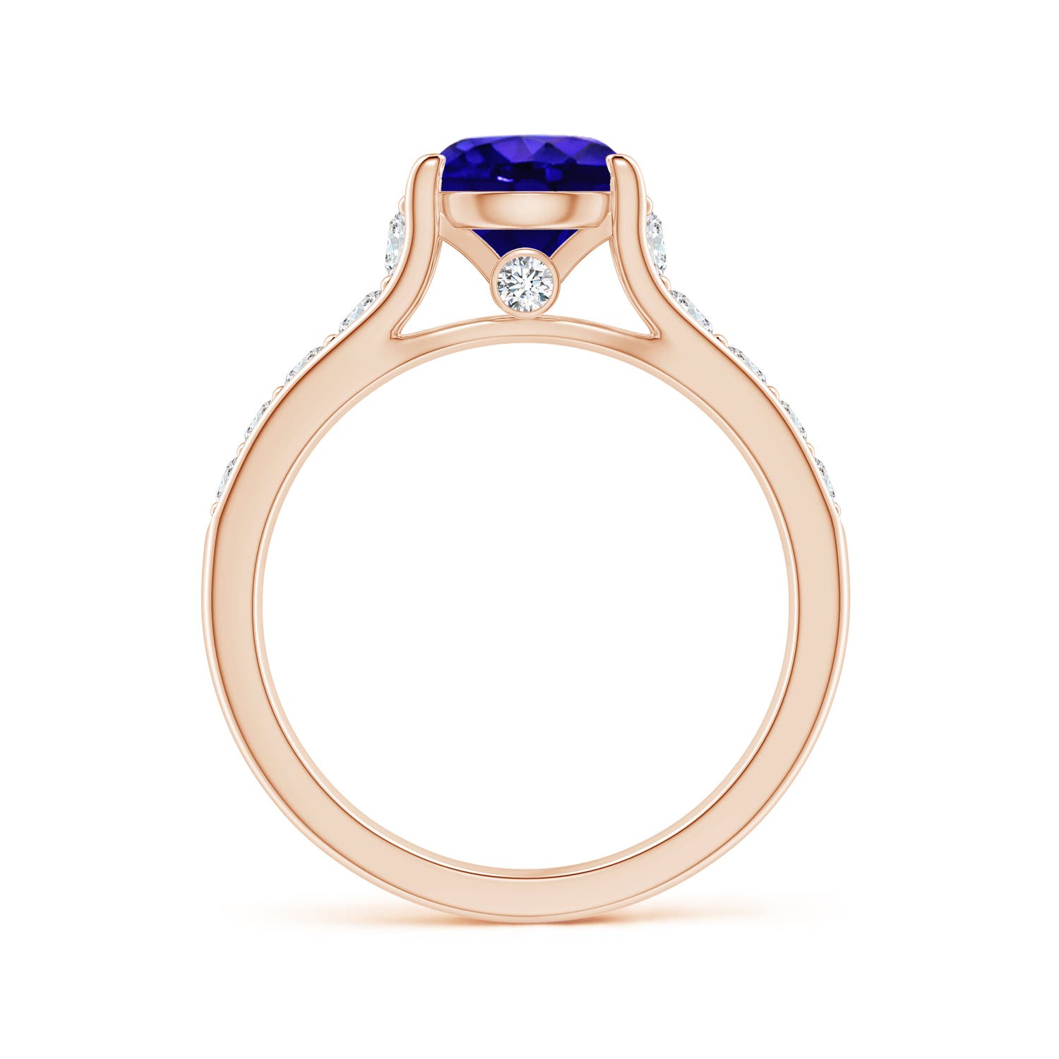 AAAA - Tanzanite / 1.99 CT / 14 KT Rose Gold