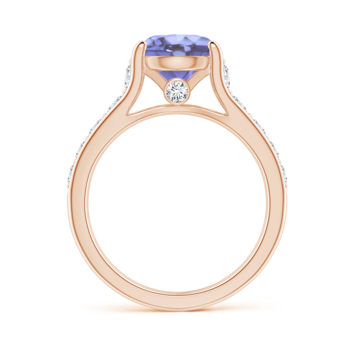 A - Tanzanite / 2.5 CT / 14 KT Rose Gold