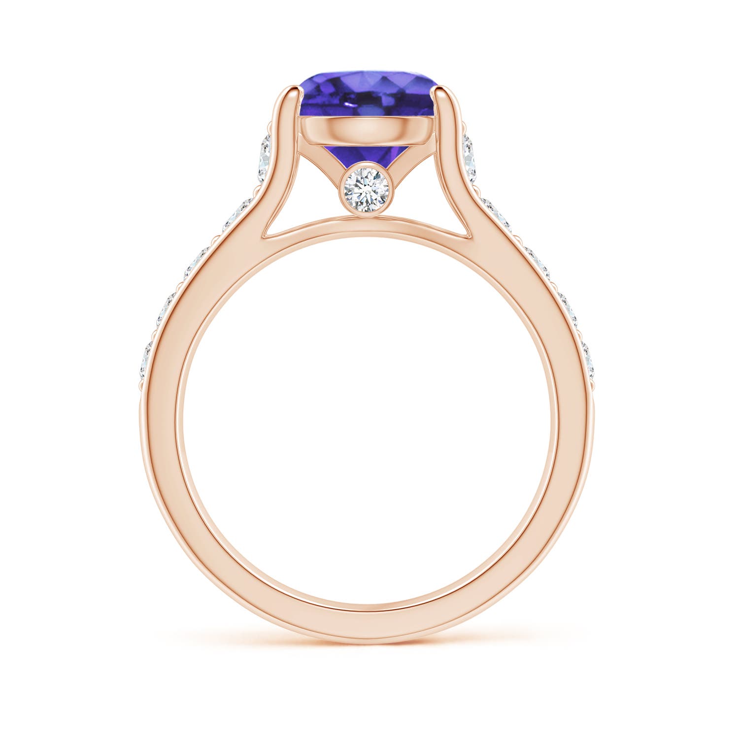 AA - Tanzanite / 2.5 CT / 14 KT Rose Gold