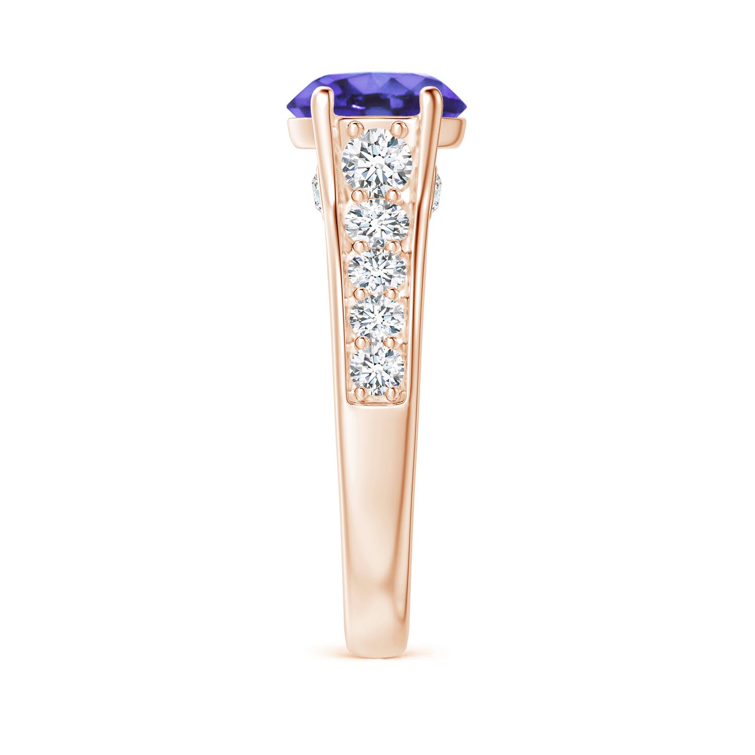 AA - Tanzanite / 2.5 CT / 14 KT Rose Gold