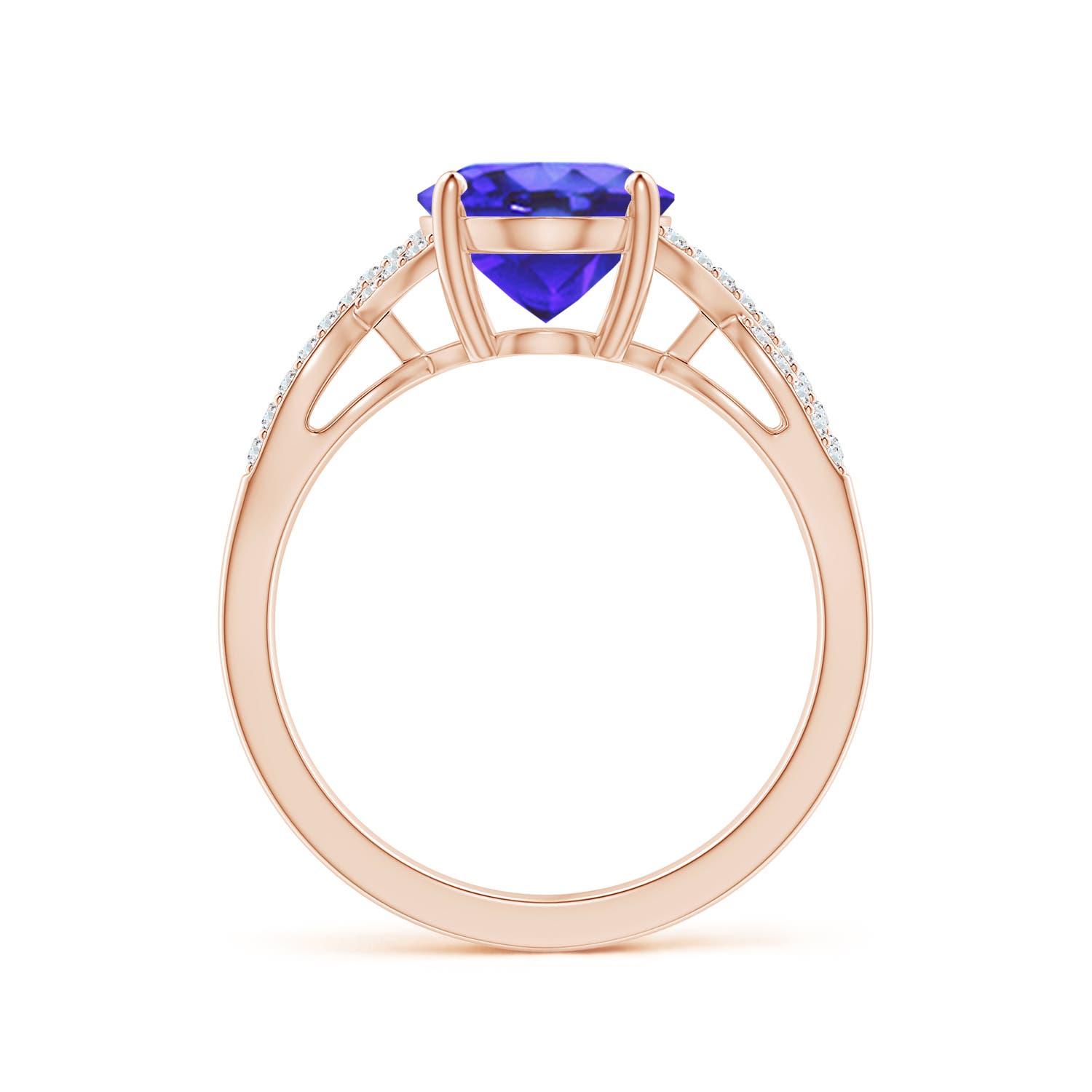 AA - Tanzanite / 3.07 CT / 14 KT Rose Gold