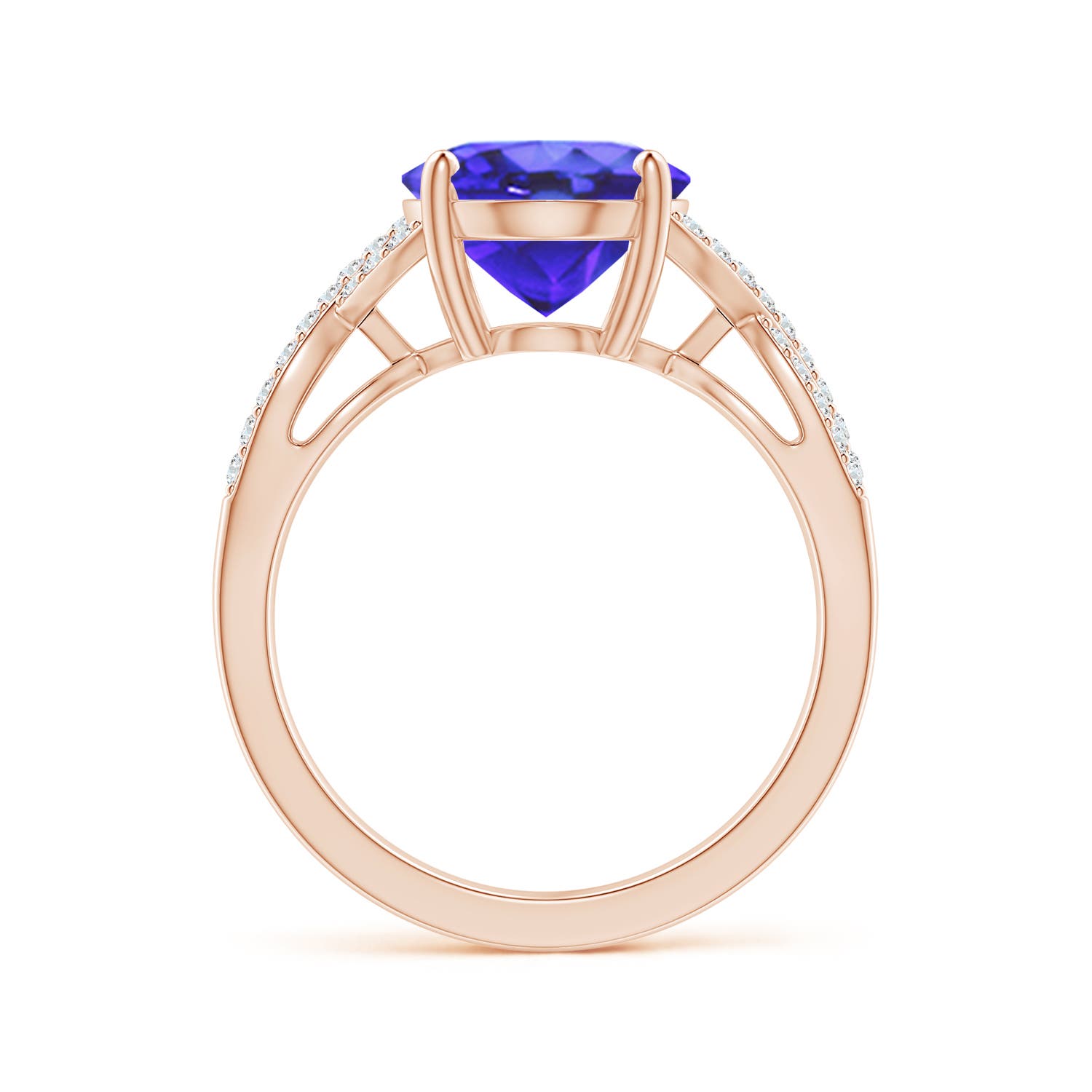 AA - Tanzanite / 3.7 CT / 14 KT Rose Gold