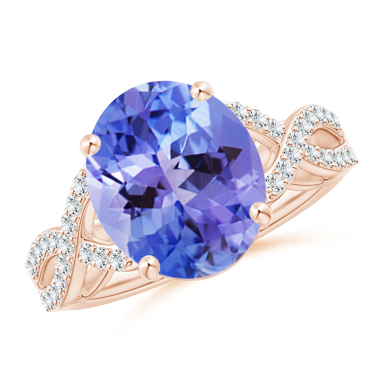 AA - Tanzanite / 5.07 CT / 14 KT Rose Gold