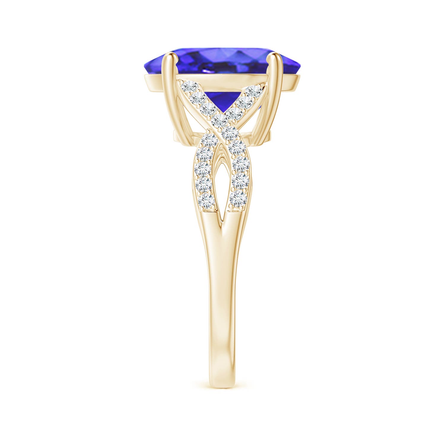 AA - Tanzanite / 5.07 CT / 14 KT Yellow Gold