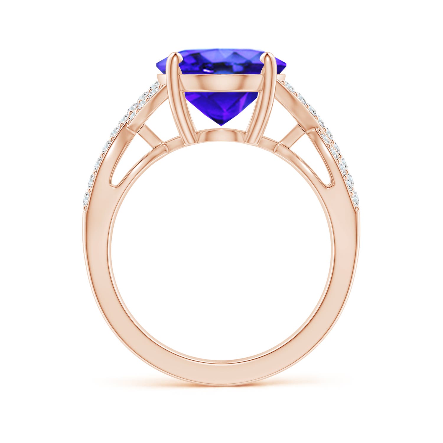 AAA - Tanzanite / 5.07 CT / 14 KT Rose Gold