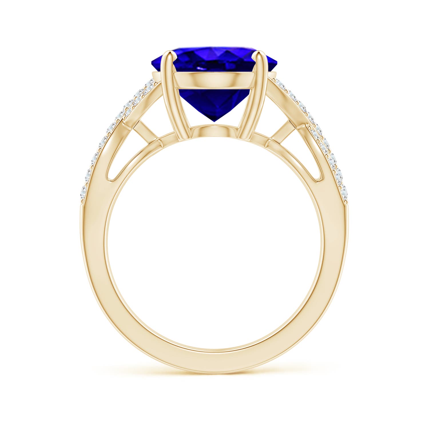 AAAA - Tanzanite / 5.07 CT / 14 KT Yellow Gold