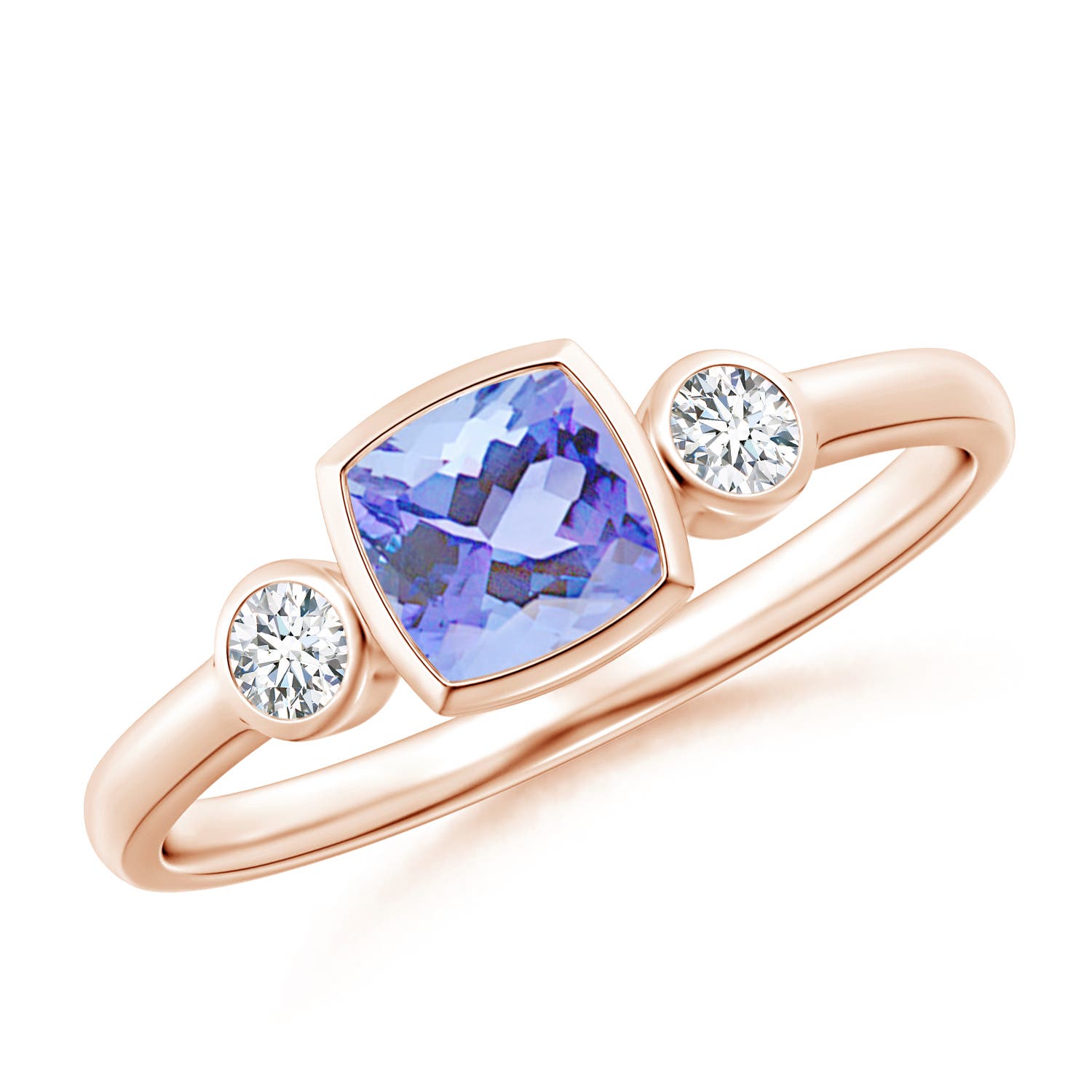 A - Tanzanite / 0.94 CT / 14 KT Rose Gold