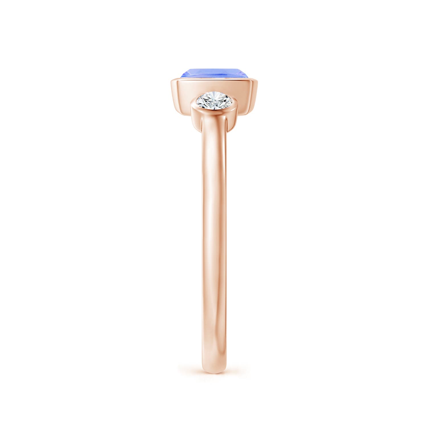 A - Tanzanite / 0.94 CT / 14 KT Rose Gold