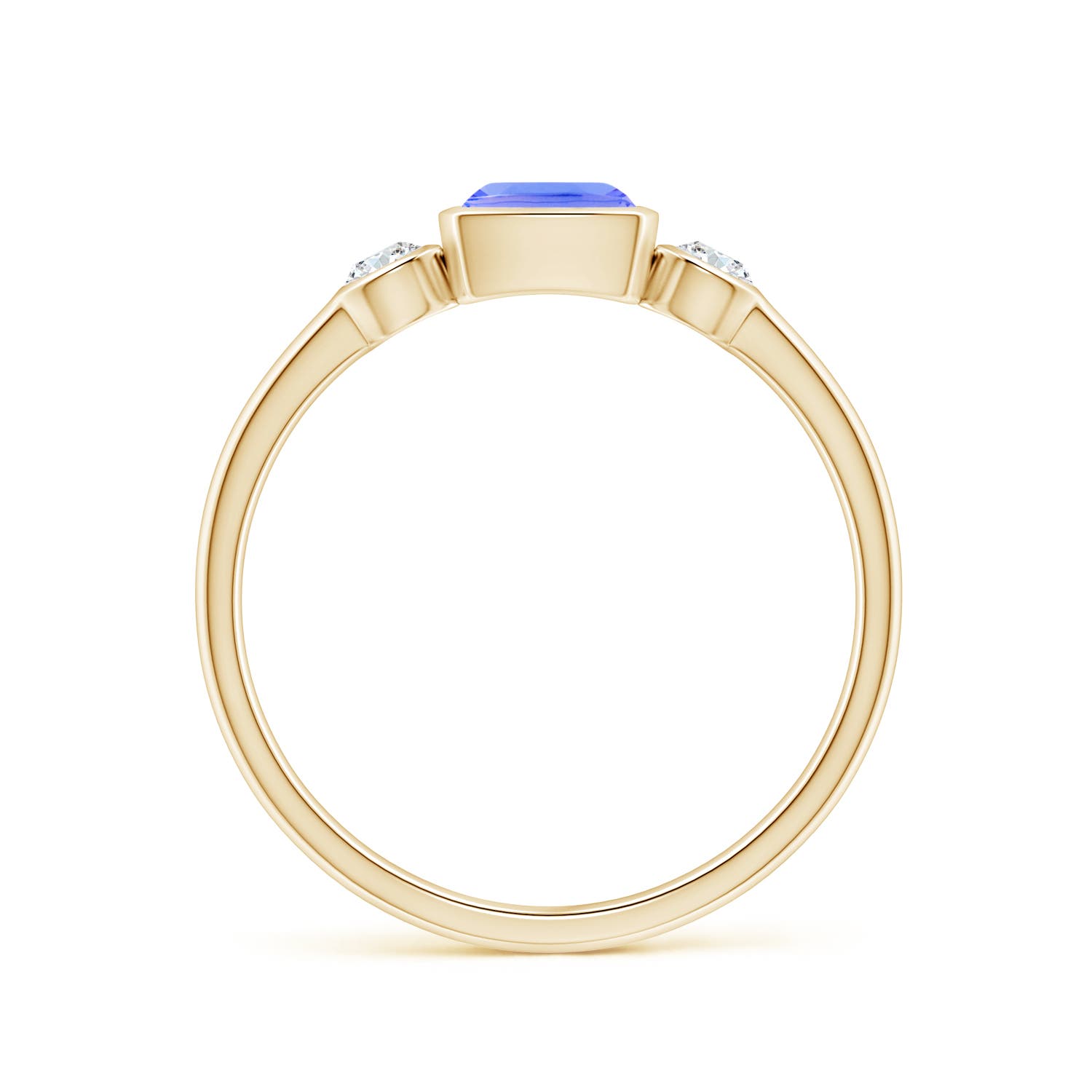 AA - Tanzanite / 0.94 CT / 14 KT Yellow Gold