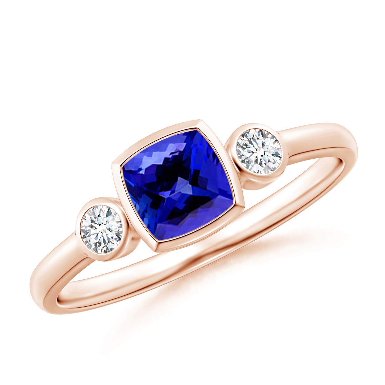 AAAA - Tanzanite / 0.94 CT / 14 KT Rose Gold