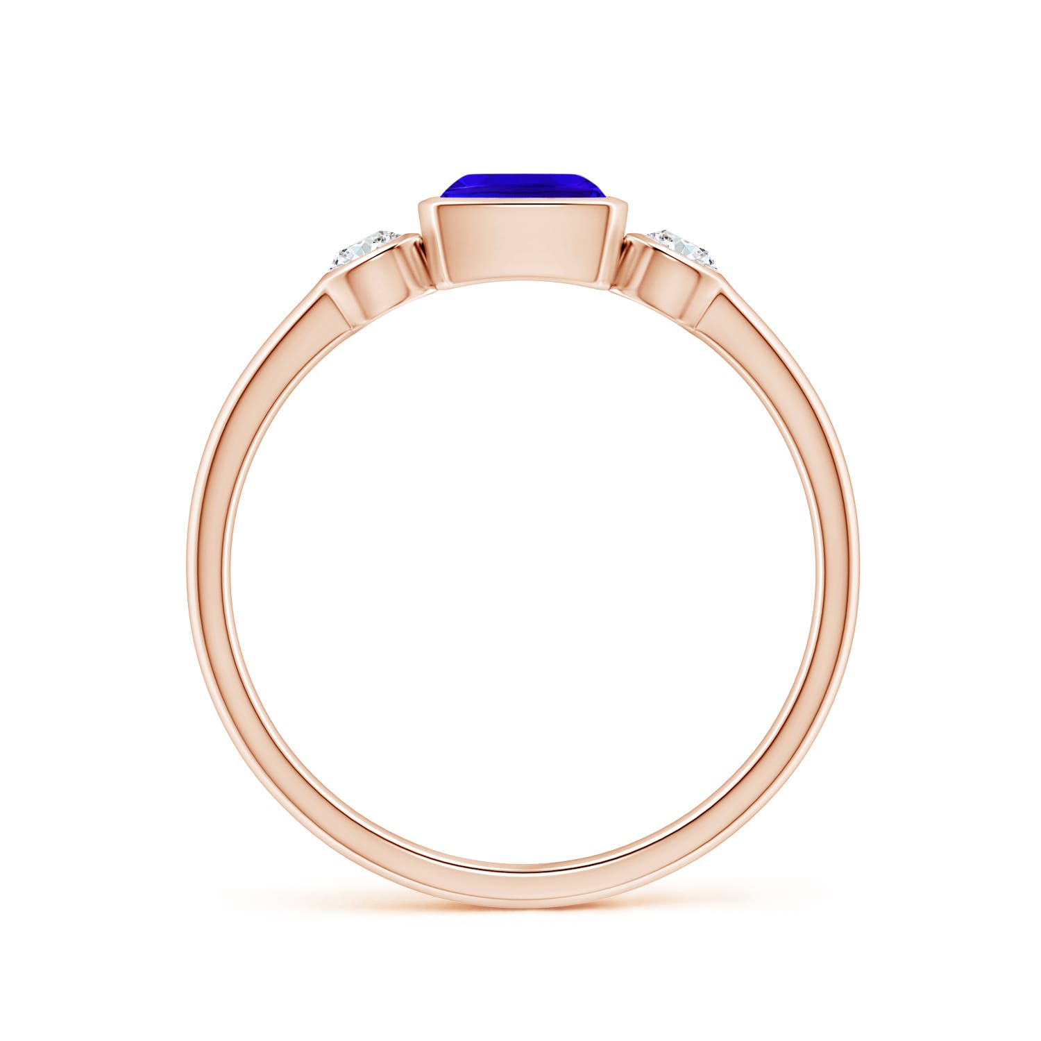 AAAA - Tanzanite / 0.94 CT / 14 KT Rose Gold