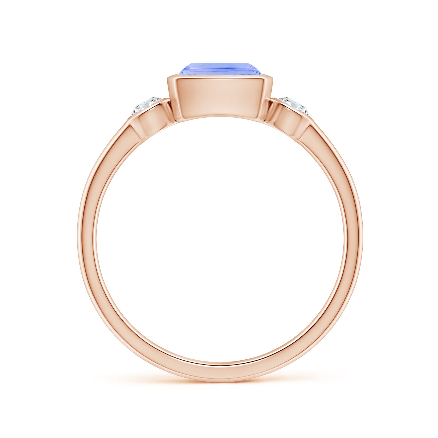 A - Tanzanite / 1.2 CT / 14 KT Rose Gold