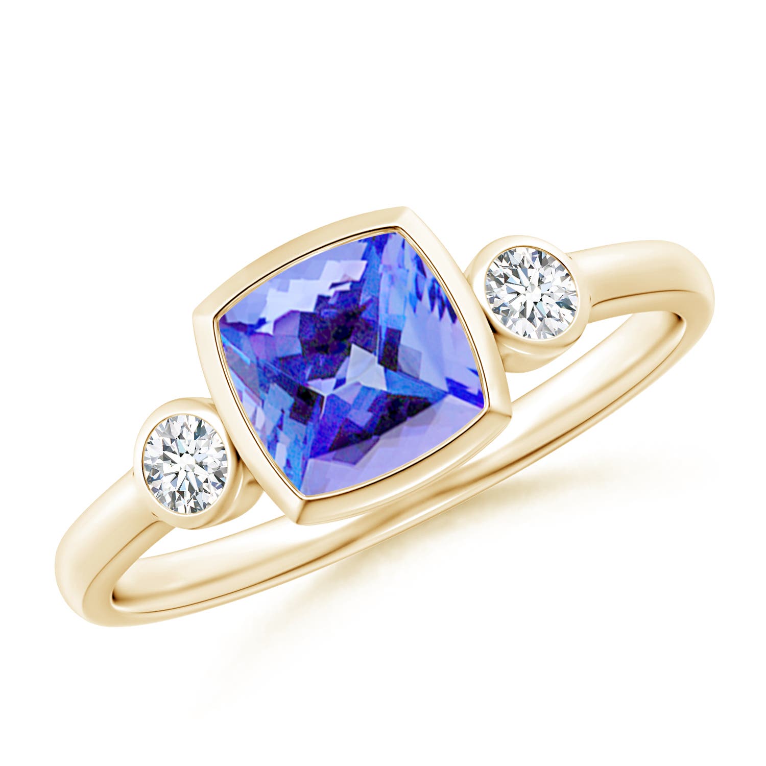 AA - Tanzanite / 1.2 CT / 14 KT Yellow Gold