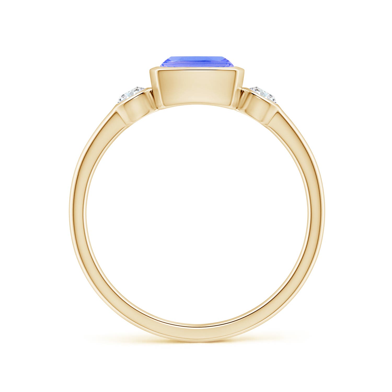 AA - Tanzanite / 1.2 CT / 14 KT Yellow Gold