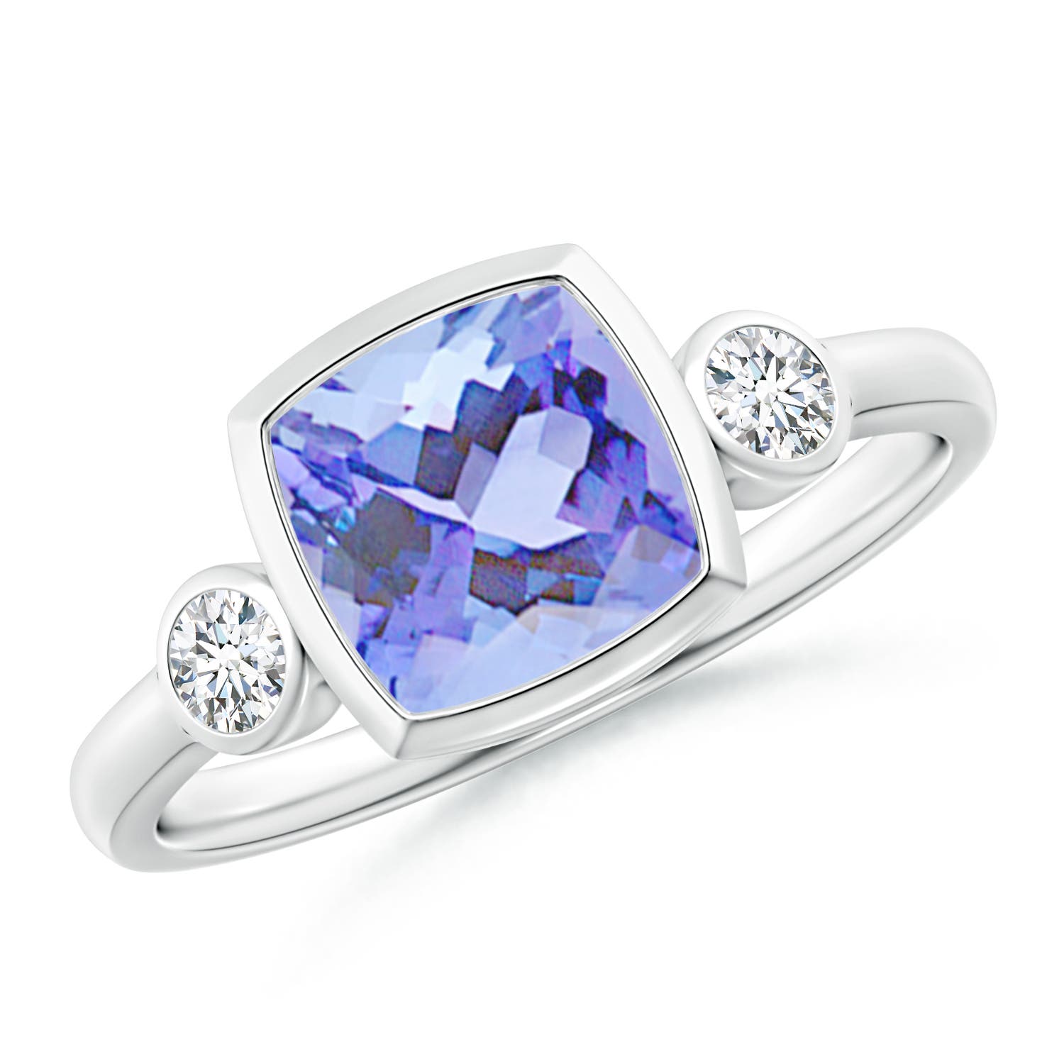 A - Tanzanite / 1.66 CT / 14 KT White Gold