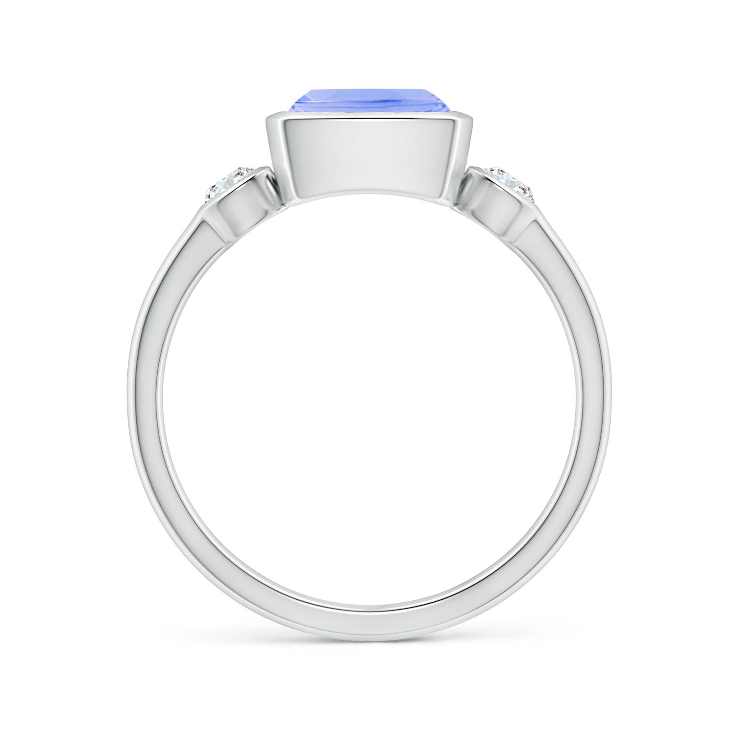 A - Tanzanite / 1.66 CT / 14 KT White Gold