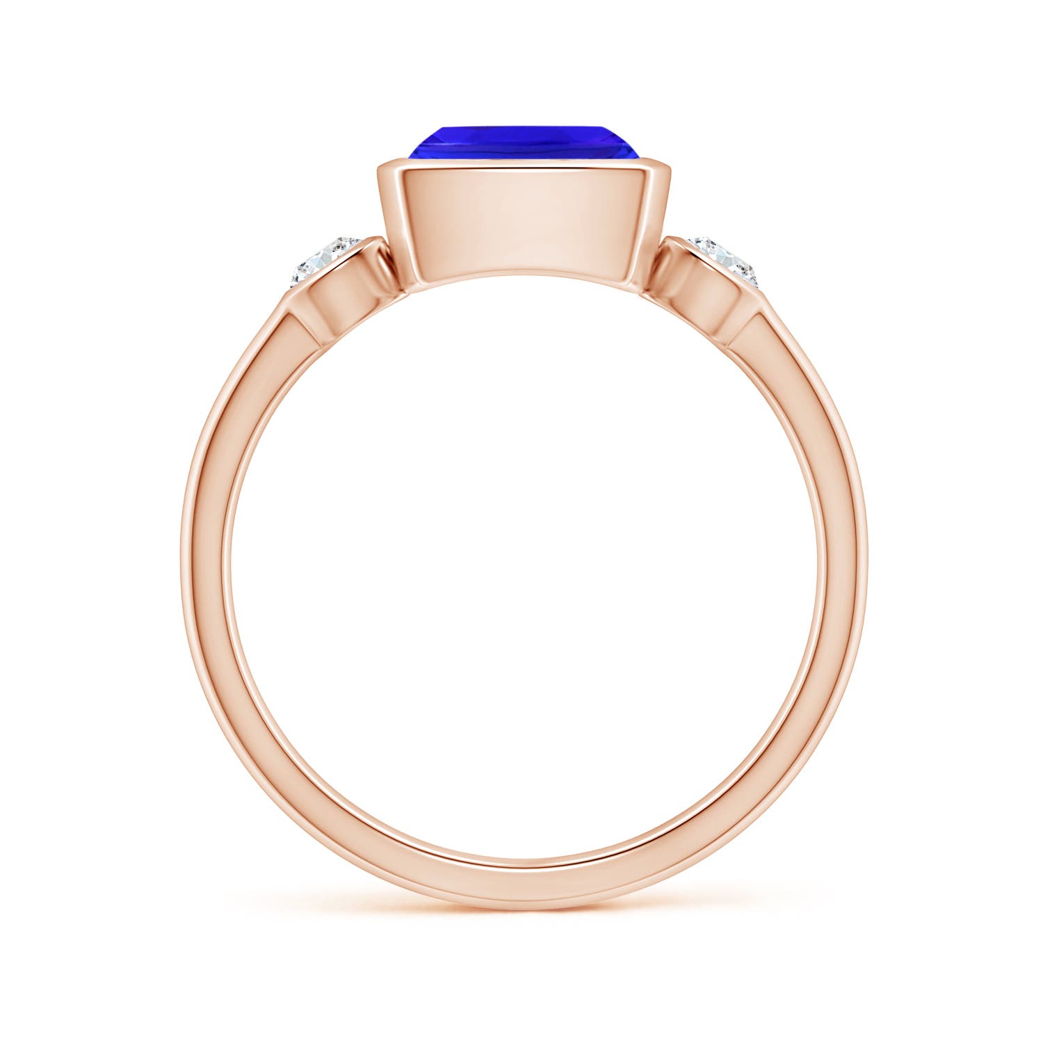 AAA - Tanzanite / 1.66 CT / 14 KT Rose Gold