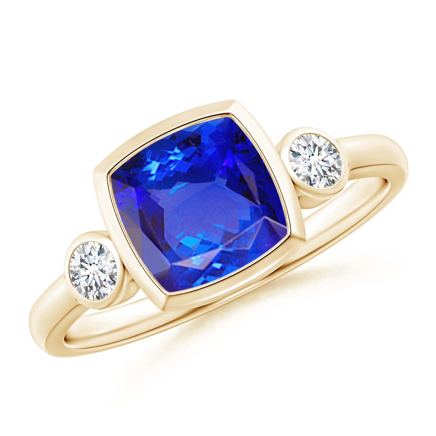 AAA - Tanzanite / 1.66 CT / 14 KT Yellow Gold