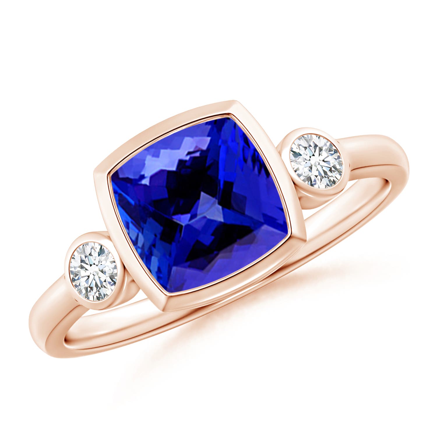 AAAA - Tanzanite / 1.66 CT / 14 KT Rose Gold