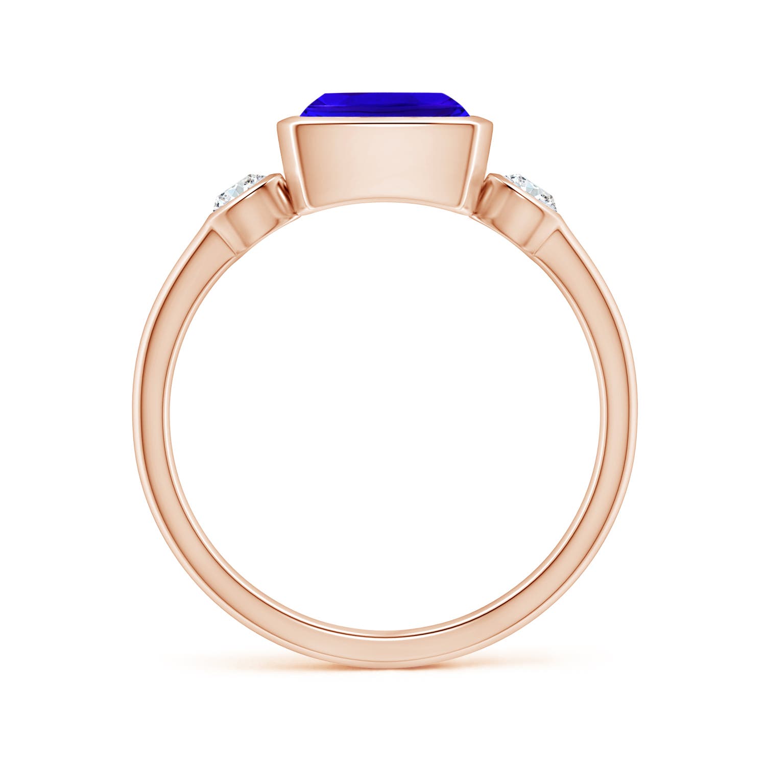 AAAA - Tanzanite / 1.66 CT / 14 KT Rose Gold