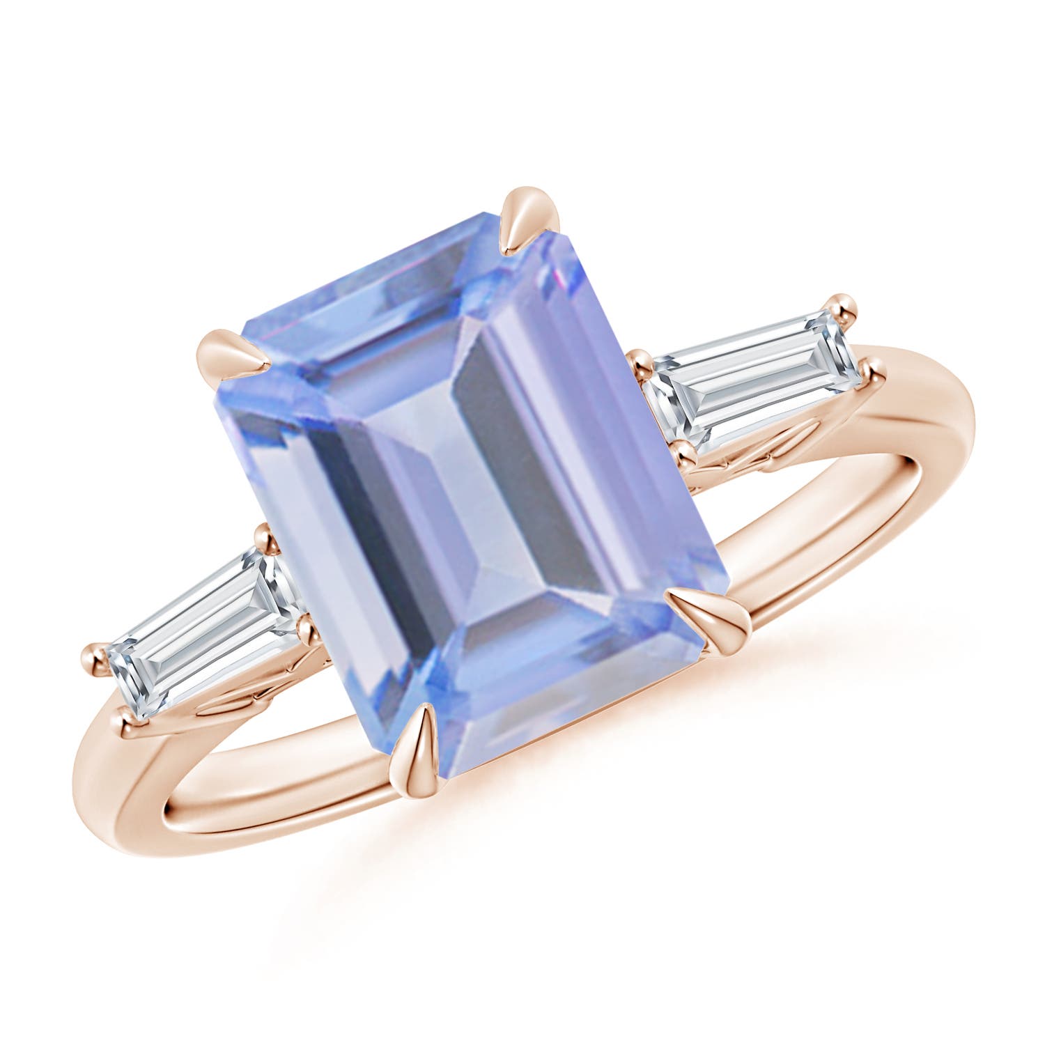 A - Tanzanite / 3.45 CT / 14 KT Rose Gold