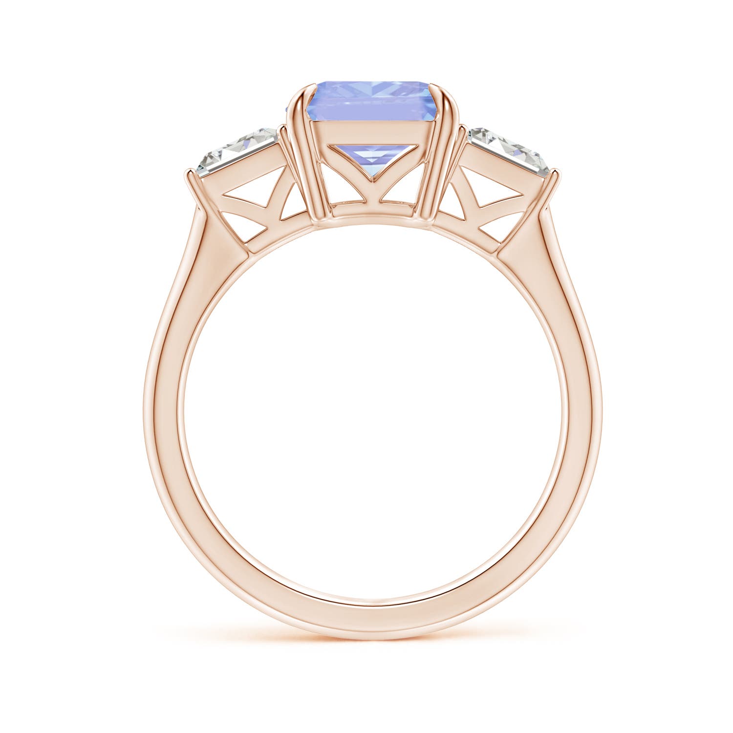 A - Tanzanite / 3.45 CT / 14 KT Rose Gold