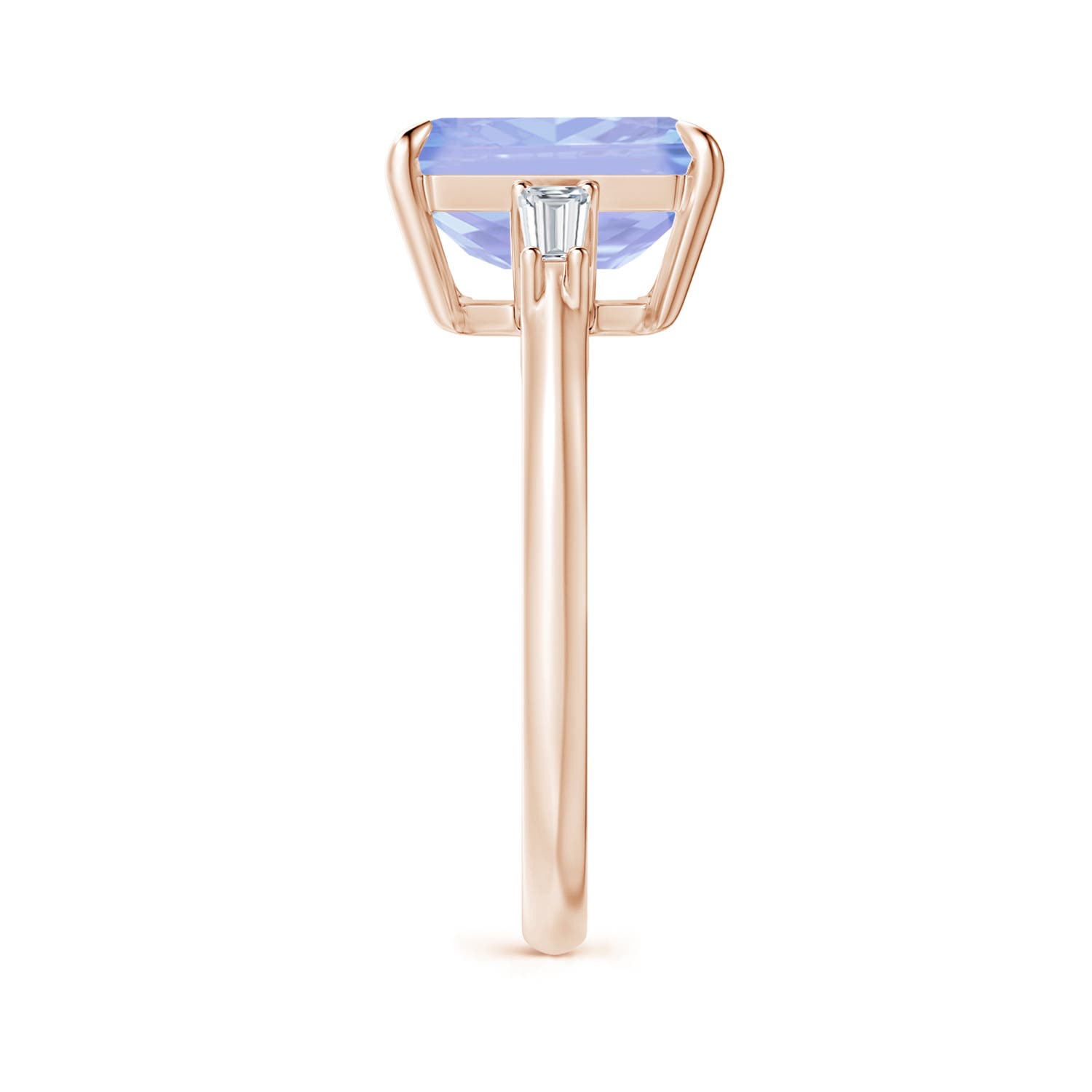 A - Tanzanite / 3.45 CT / 14 KT Rose Gold