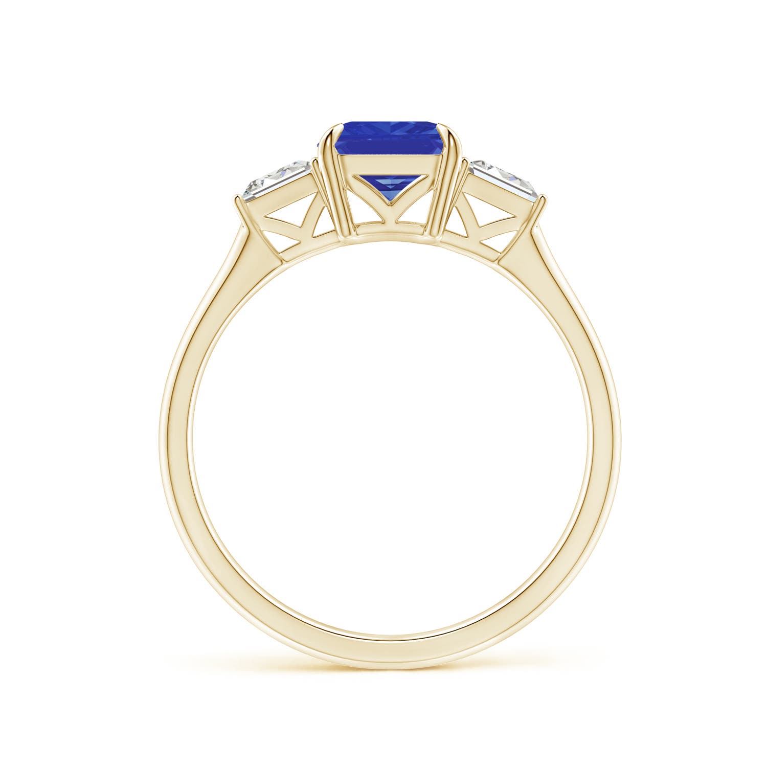 AAA - Tanzanite / 1.78 CT / 14 KT Yellow Gold