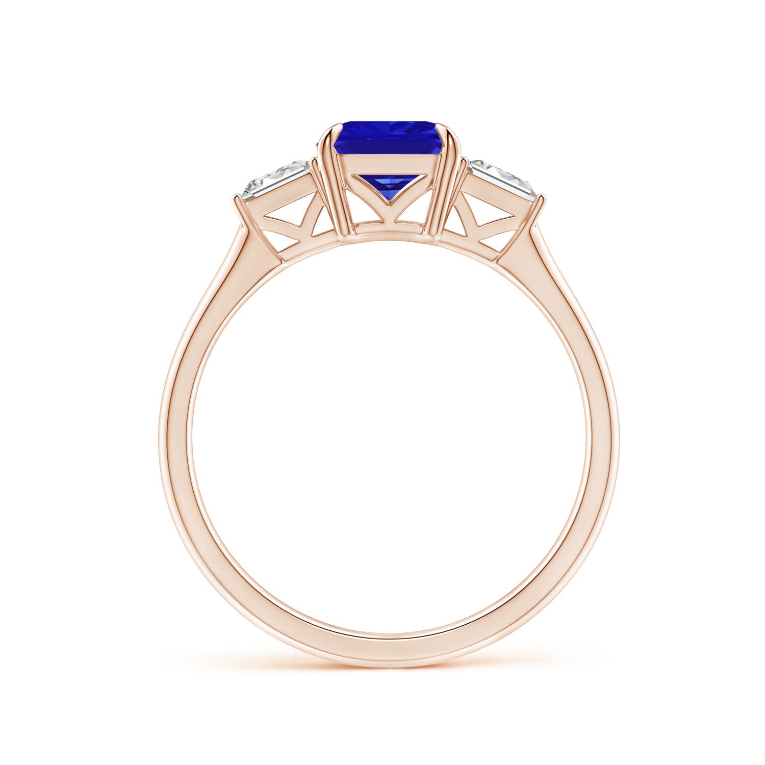 AAAA - Tanzanite / 1.78 CT / 14 KT Rose Gold