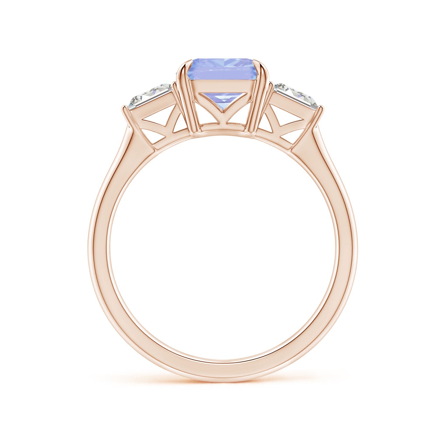 A - Tanzanite / 2.68 CT / 14 KT Rose Gold