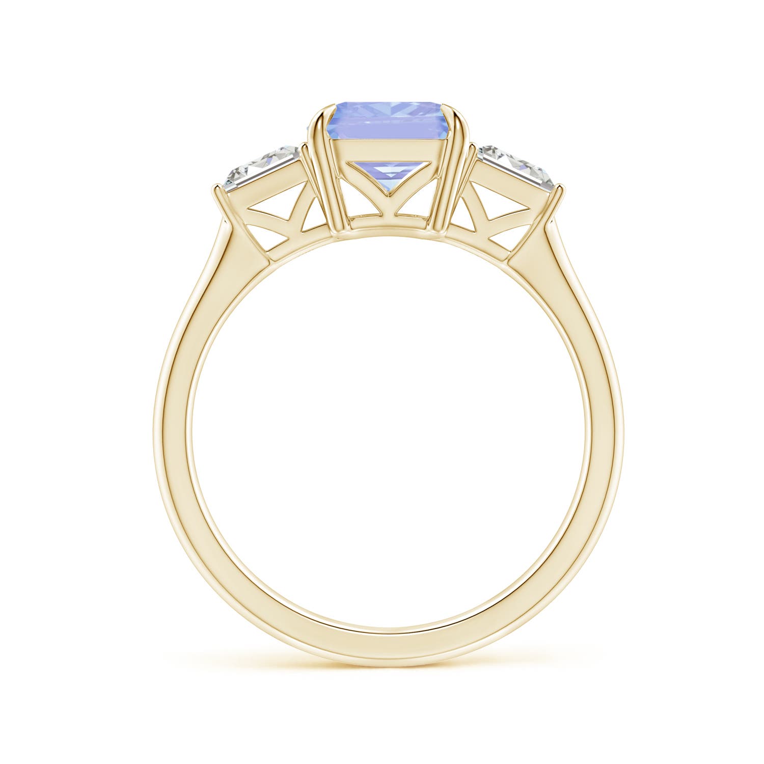 A - Tanzanite / 2.68 CT / 14 KT Yellow Gold