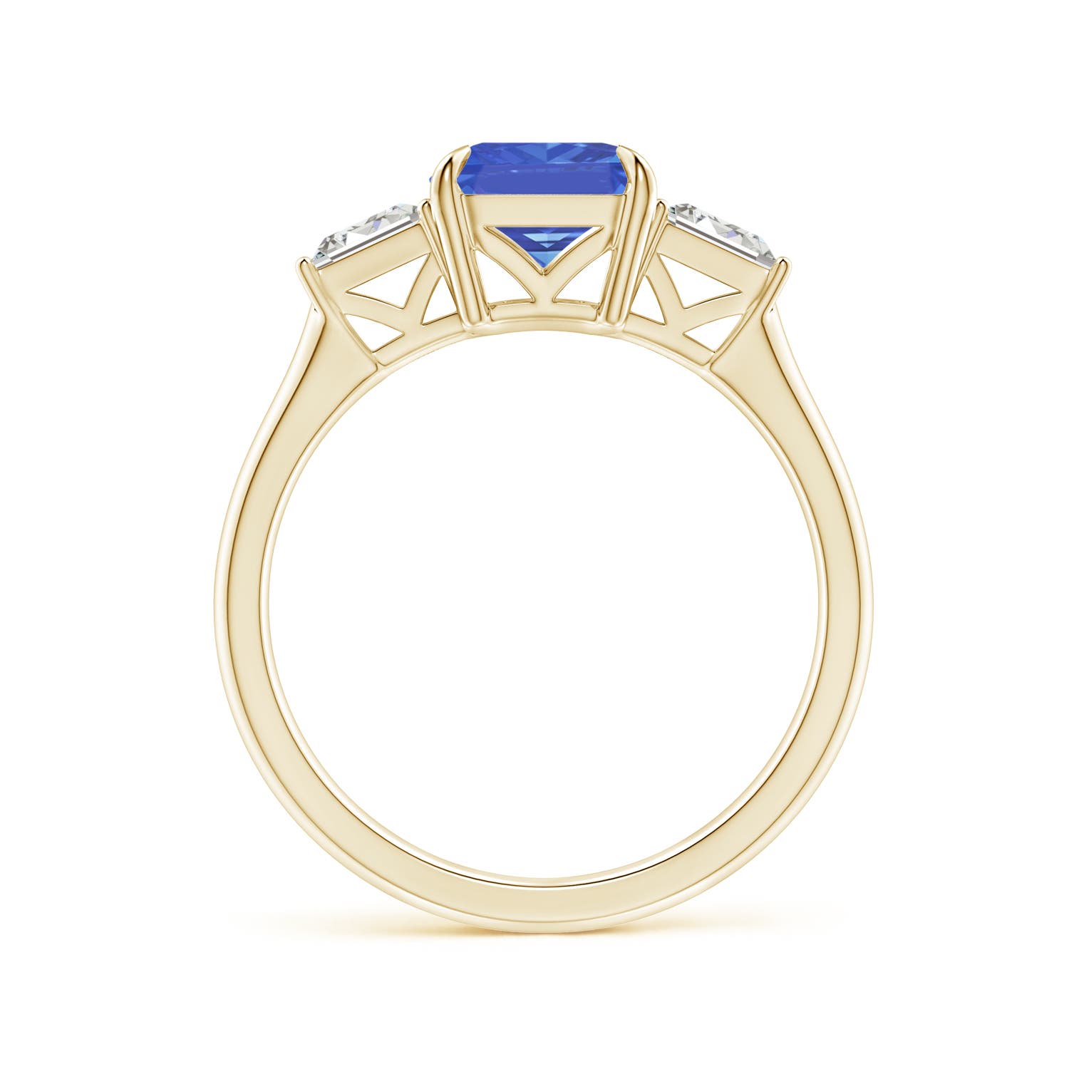 AA - Tanzanite / 2.68 CT / 14 KT Yellow Gold