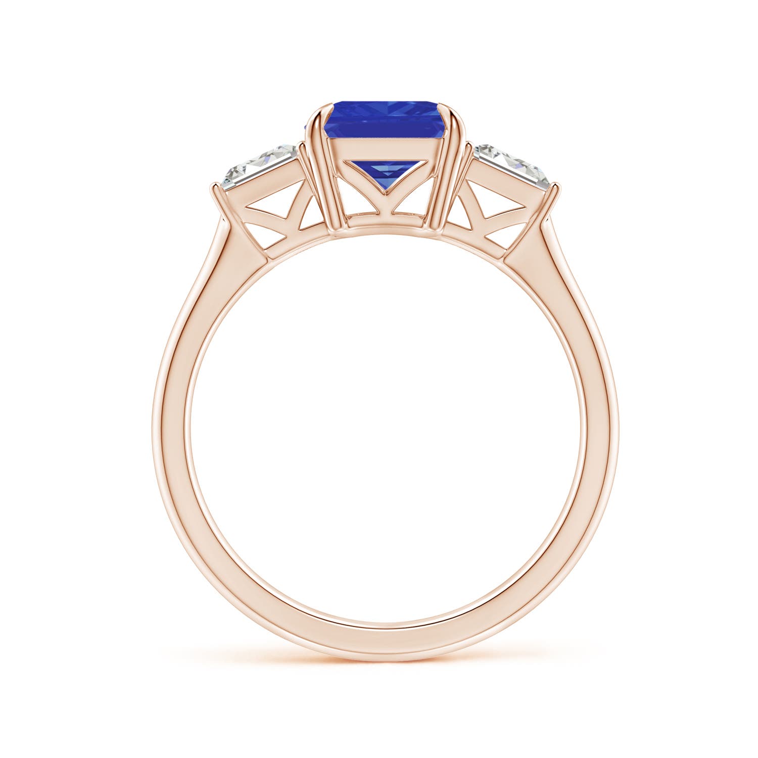 AAA - Tanzanite / 2.68 CT / 14 KT Rose Gold