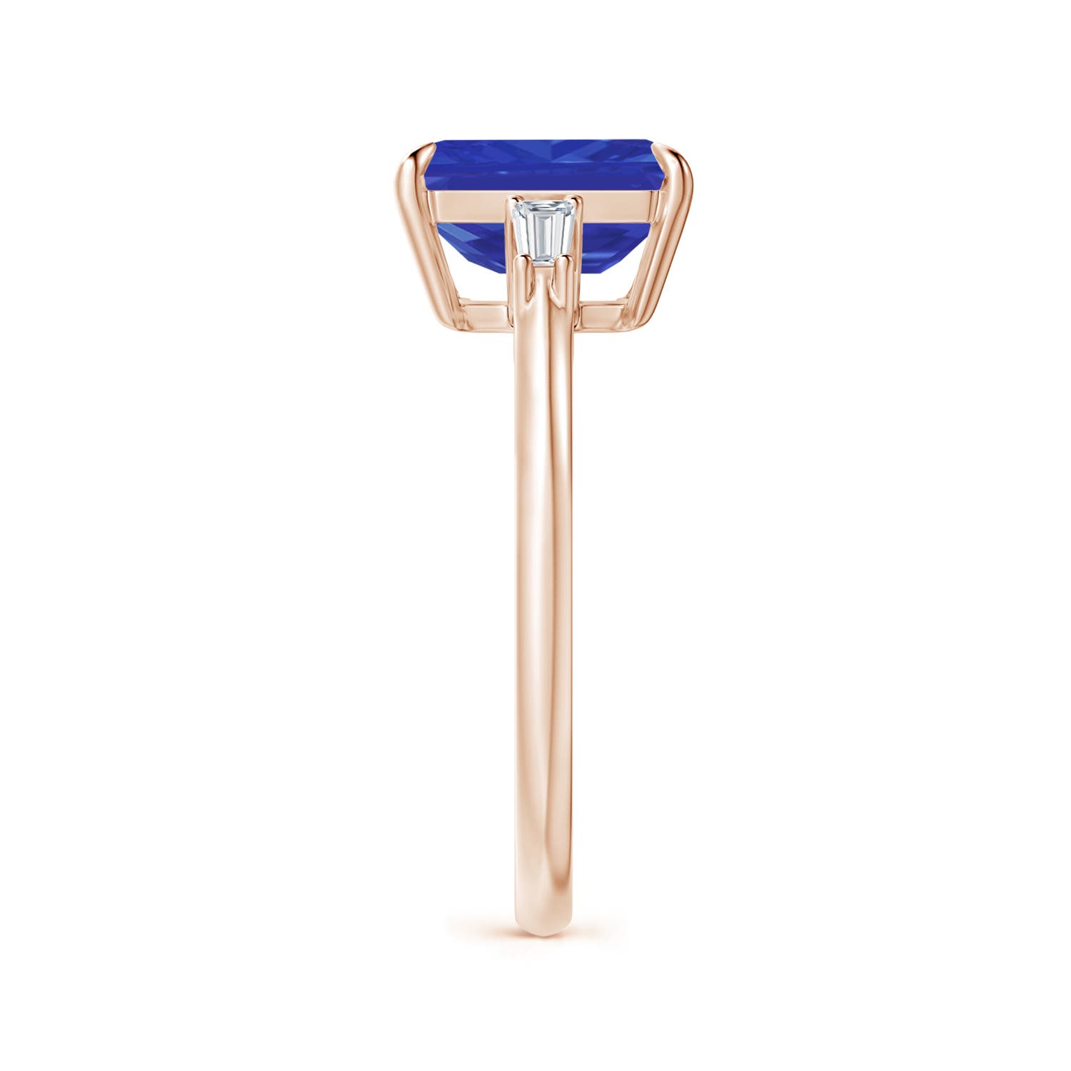 AAA - Tanzanite / 2.68 CT / 14 KT Rose Gold