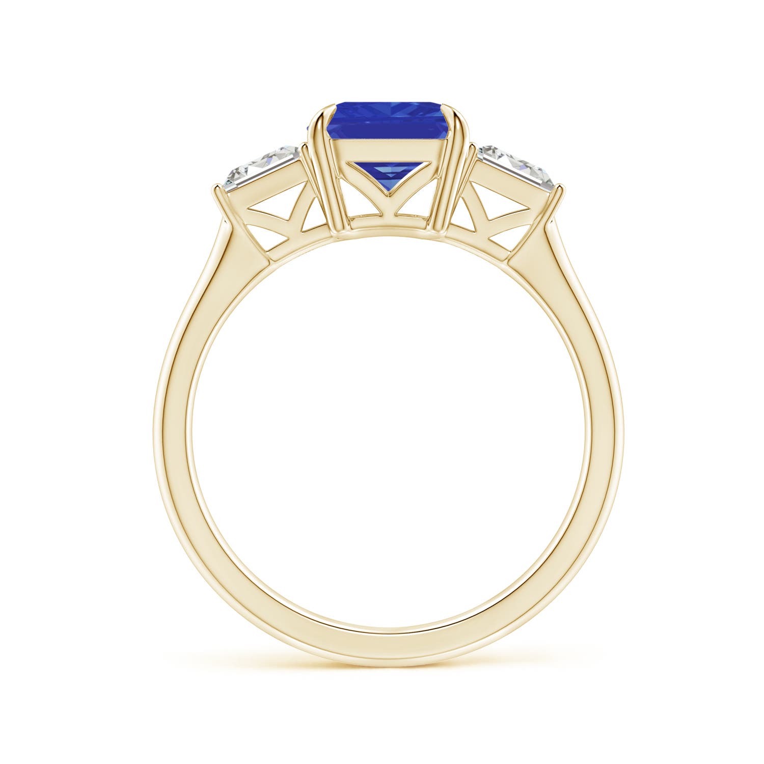 AAA - Tanzanite / 2.68 CT / 14 KT Yellow Gold