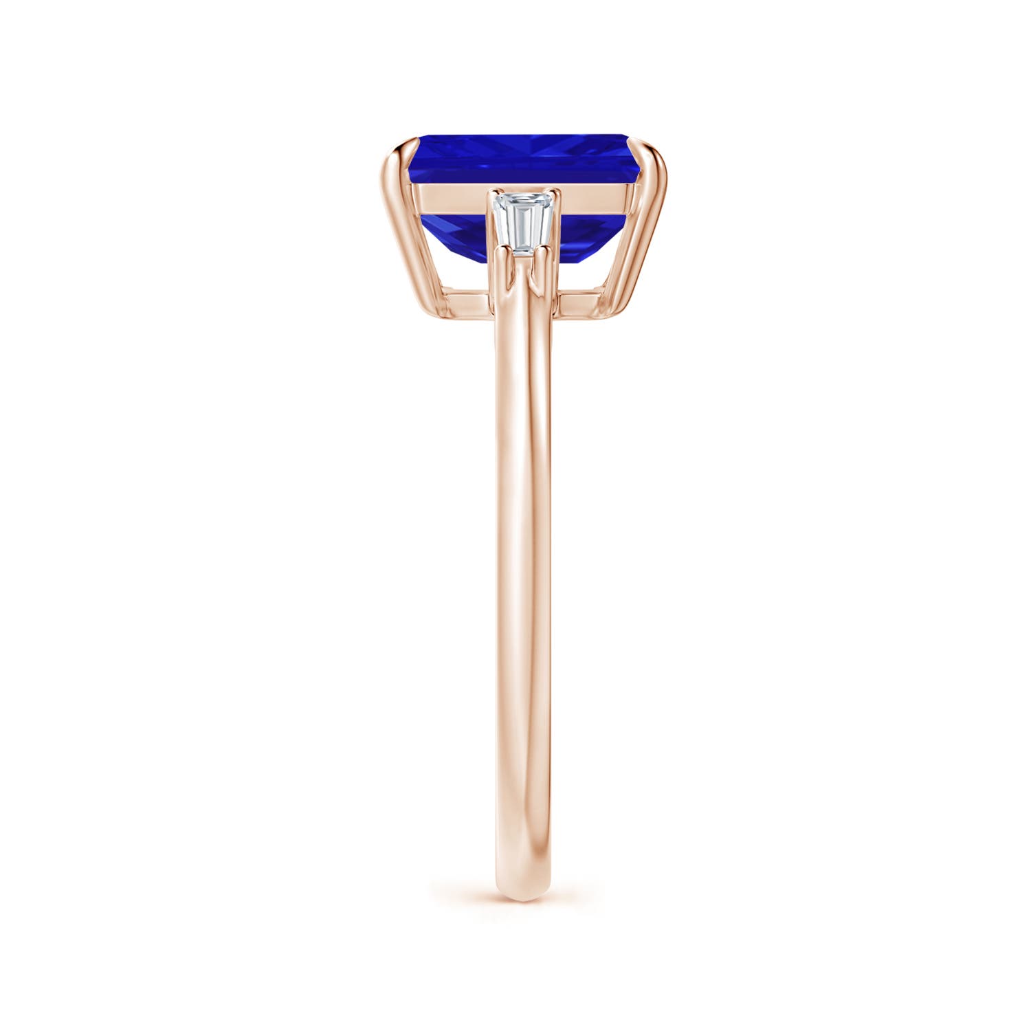 AAAA - Tanzanite / 2.68 CT / 14 KT Rose Gold