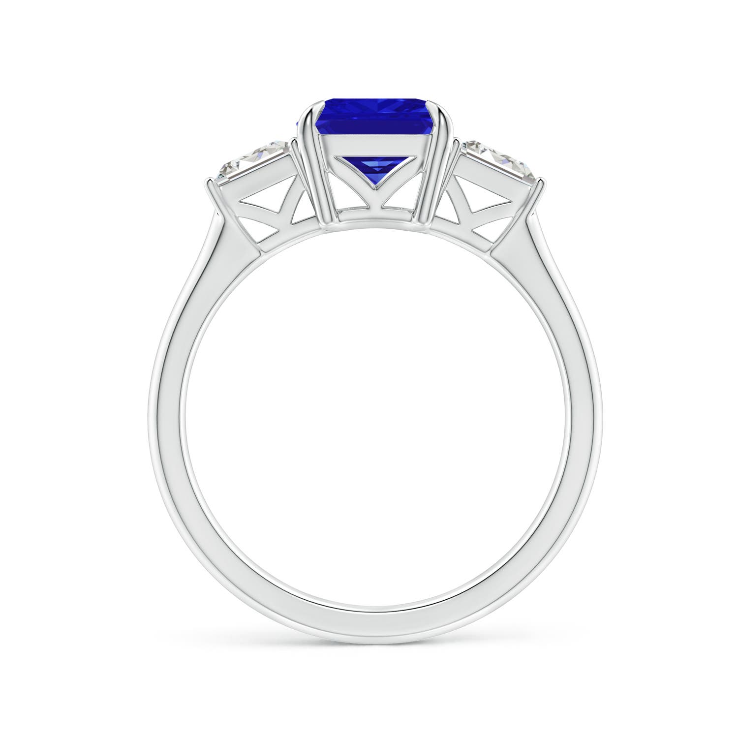 AAAA - Tanzanite / 2.68 CT / 14 KT White Gold