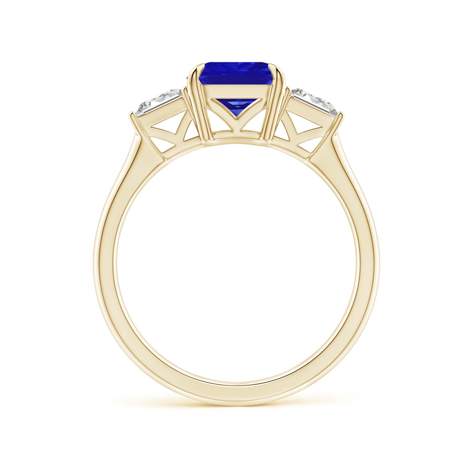 AAAA - Tanzanite / 2.68 CT / 14 KT Yellow Gold