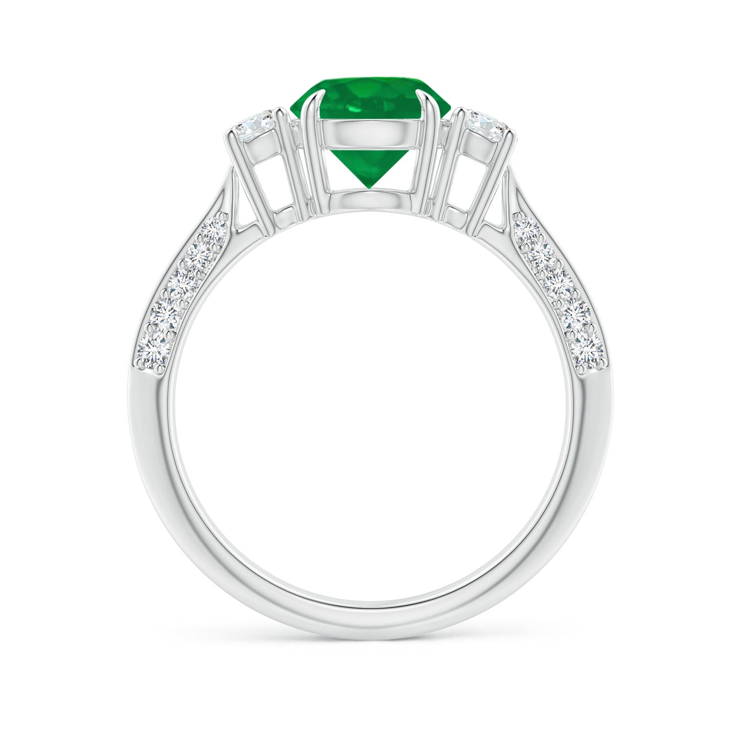 AA - Emerald / 1.61 CT / 14 KT White Gold