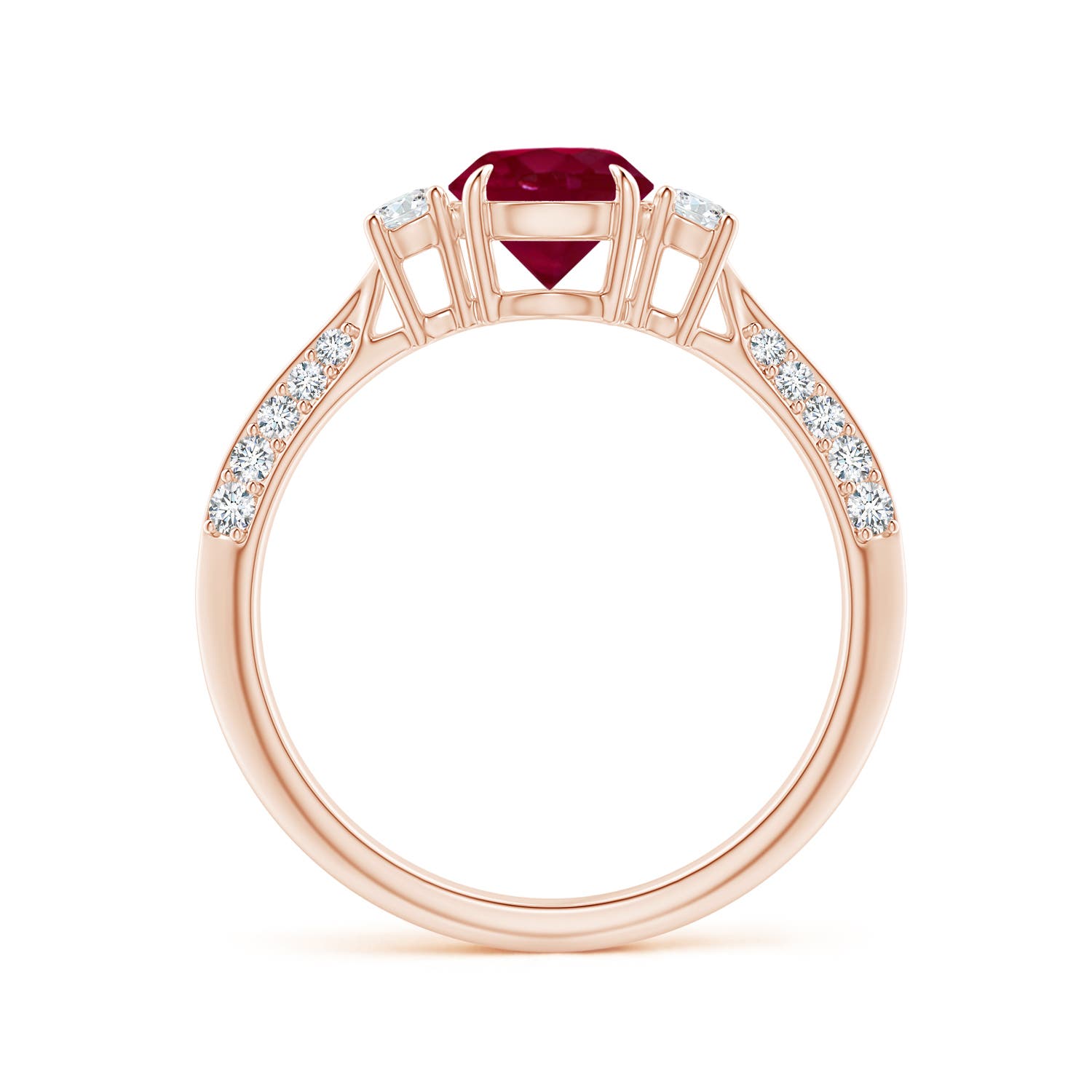 A - Ruby / 1.35 CT / 14 KT Rose Gold