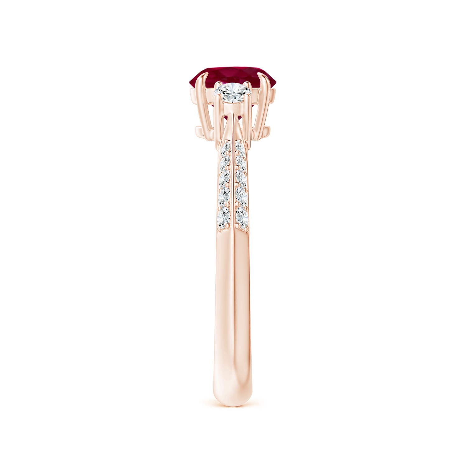 A - Ruby / 1.35 CT / 14 KT Rose Gold