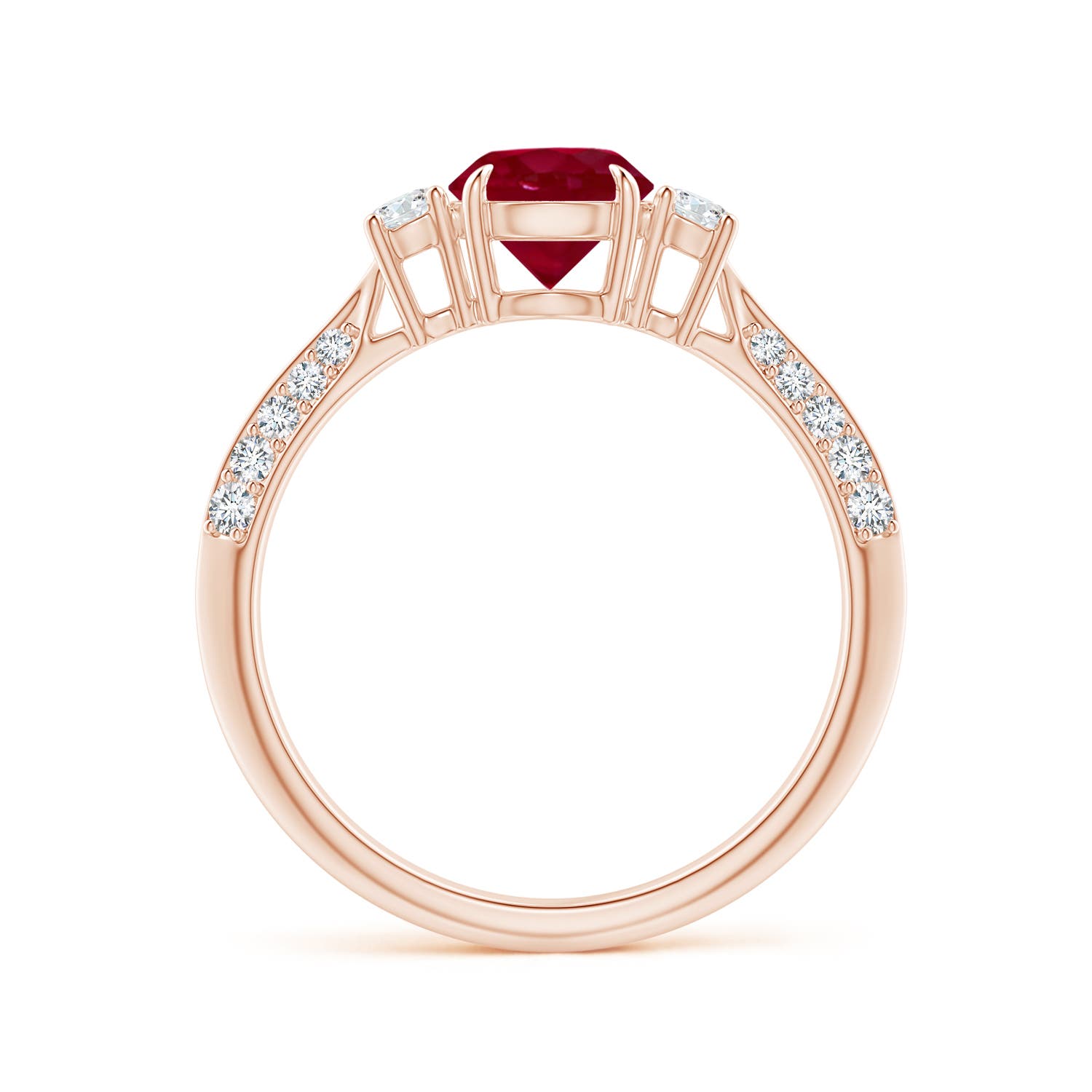 AA - Ruby / 1.35 CT / 14 KT Rose Gold