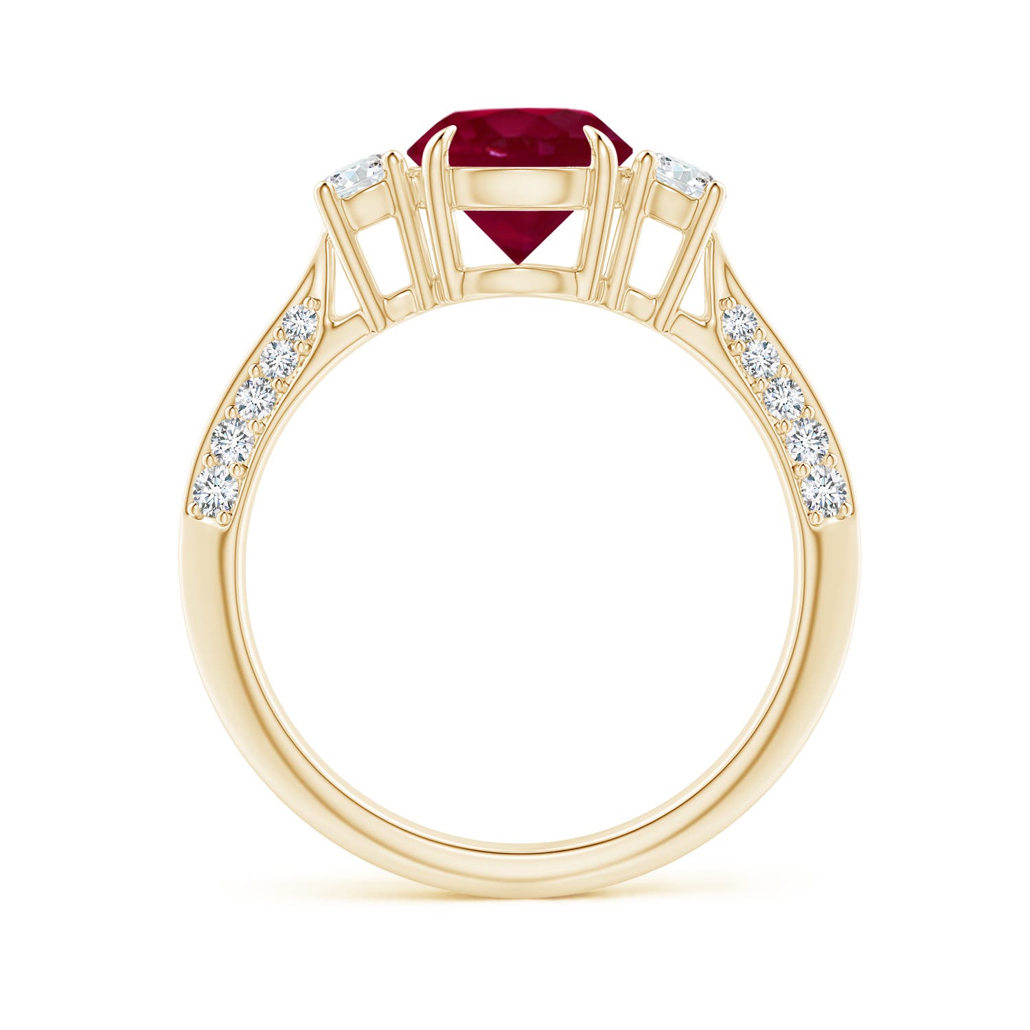 A - Ruby / 1.81 CT / 14 KT Yellow Gold