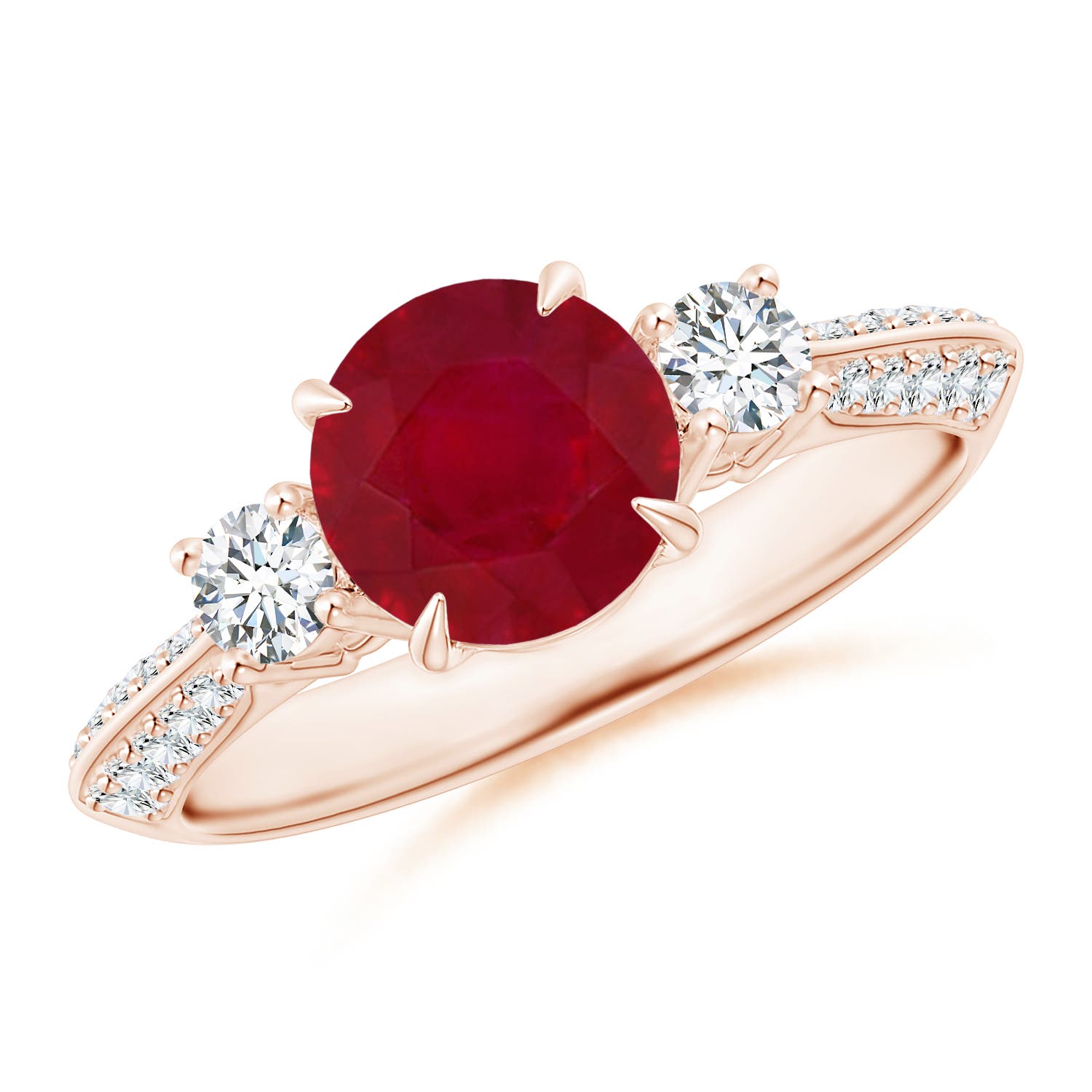 AA - Ruby / 1.81 CT / 14 KT Rose Gold