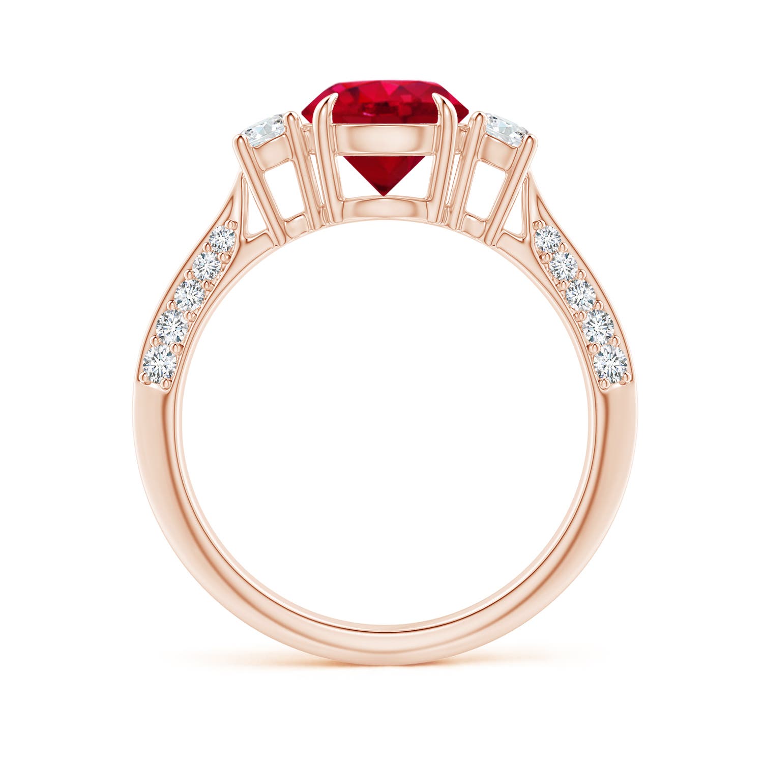 AAA - Ruby / 1.81 CT / 14 KT Rose Gold