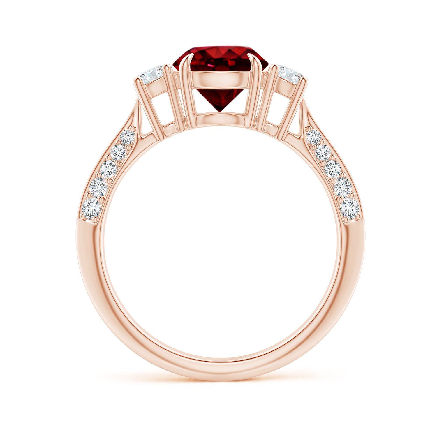 AAAA - Ruby / 1.81 CT / 14 KT Rose Gold