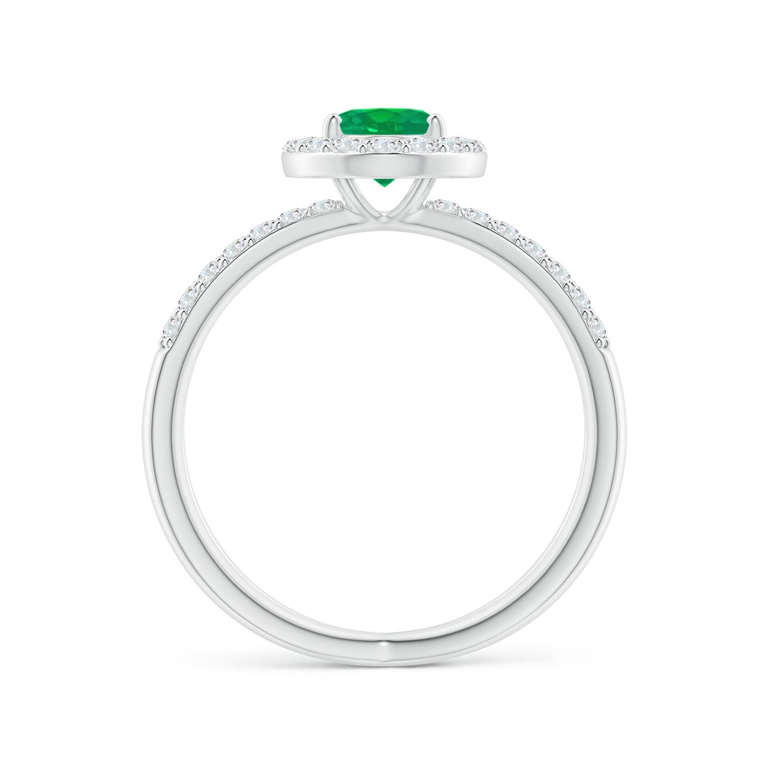 AA - Emerald / 1.28 CT / 14 KT White Gold