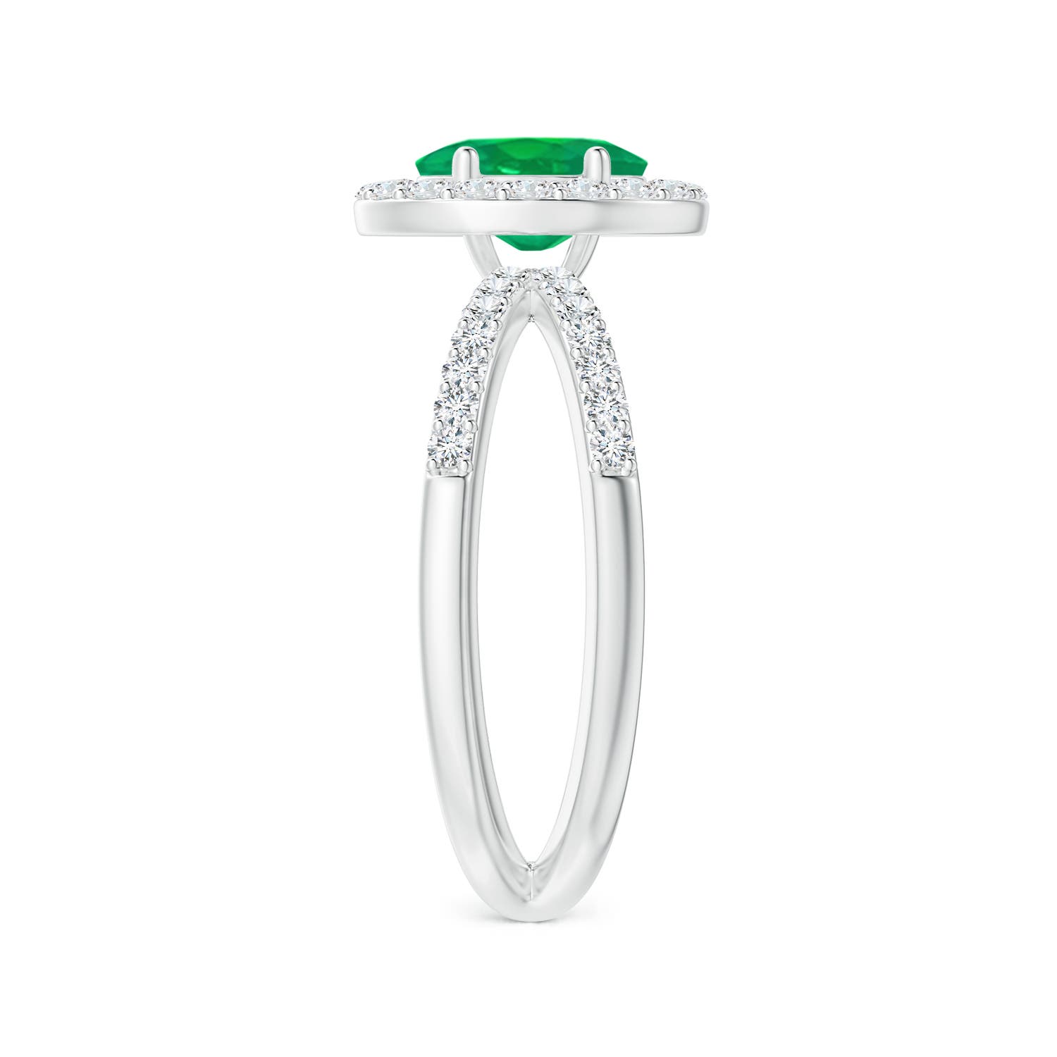 AA - Emerald / 1.28 CT / 14 KT White Gold