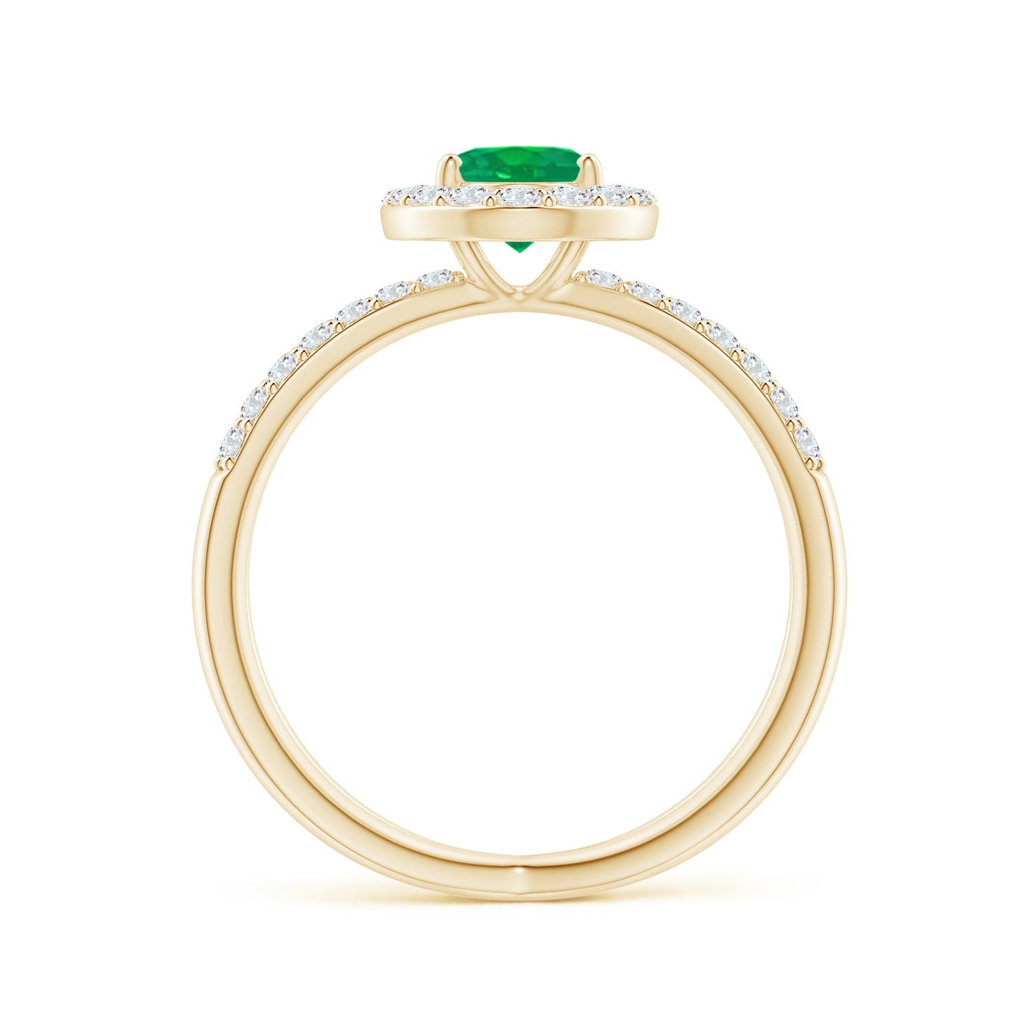 AA - Emerald / 1.28 CT / 14 KT Yellow Gold